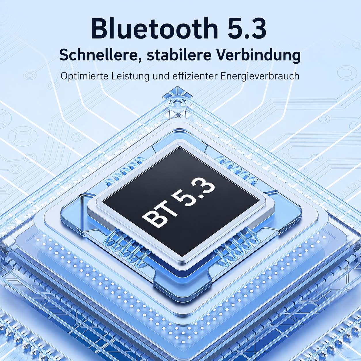 2in1 Bluetooth 5.3 TWS Kopfhörer 4 Ohrhörer Dual Connection ENC Wireless