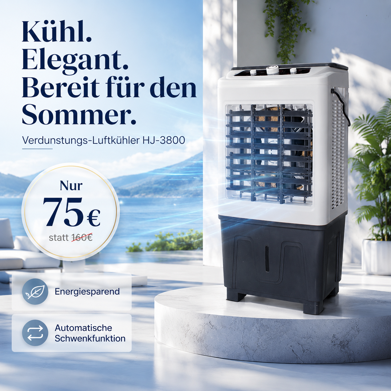 HJ-3800 Verdunstungs-Luftkühler