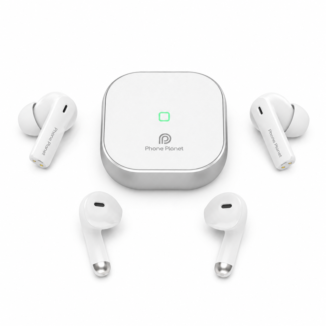 2in1 Bluetooth 5.3 TWS Kopfhörer 4 Ohrhörer Dual Connection ENC Wireless