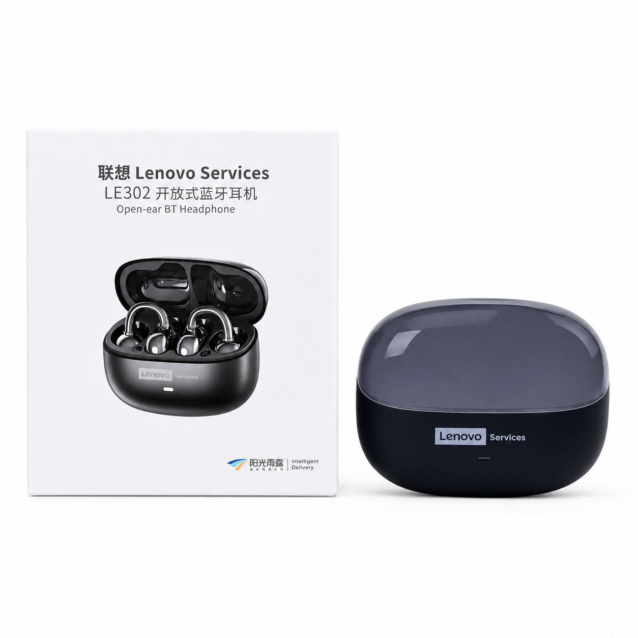 Lenovo LE302 Open-Ear Bluetooth-Kopfhörer – Schwarz