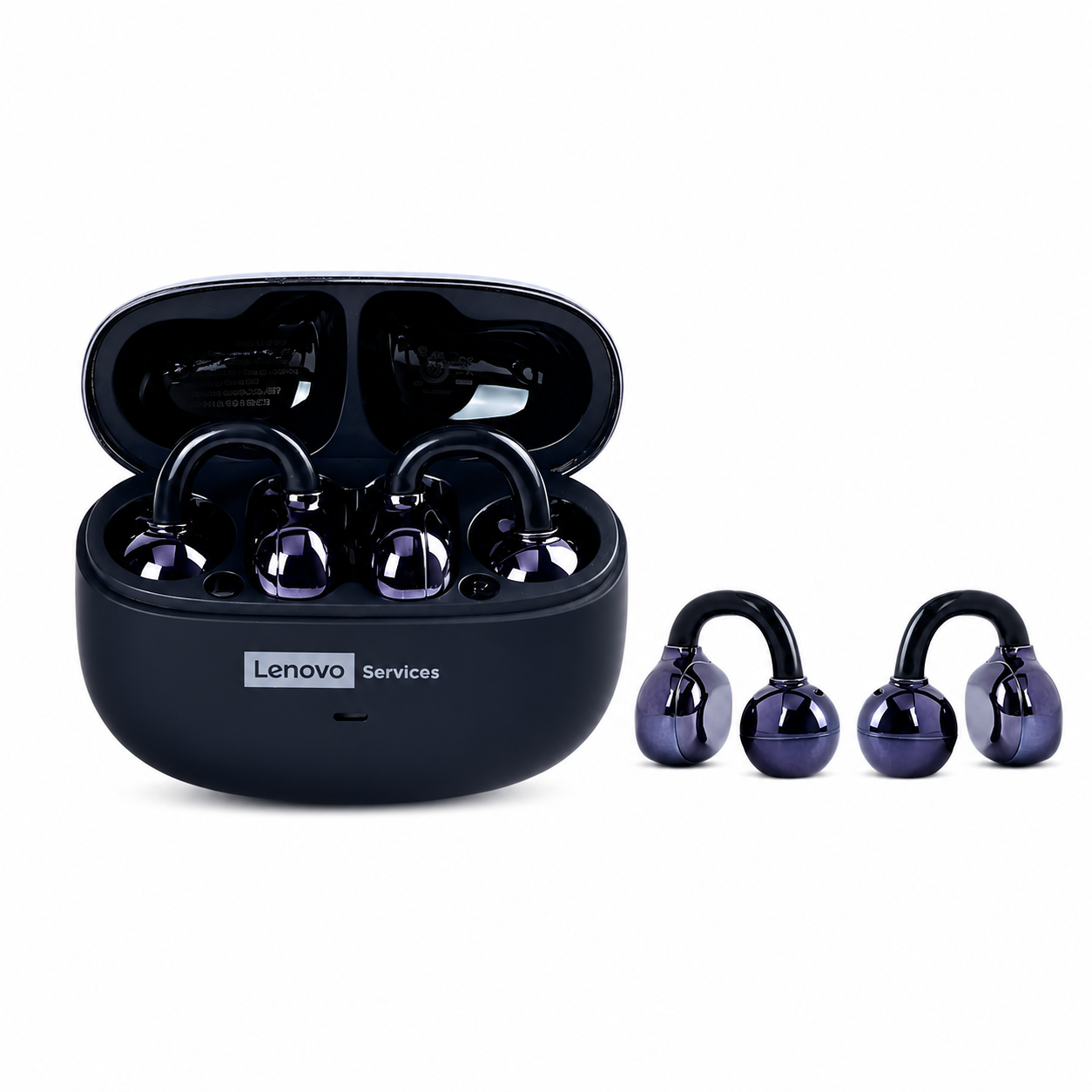 Lenovo LE302 Open-Ear Bluetooth-Kopfhörer – Schwarz