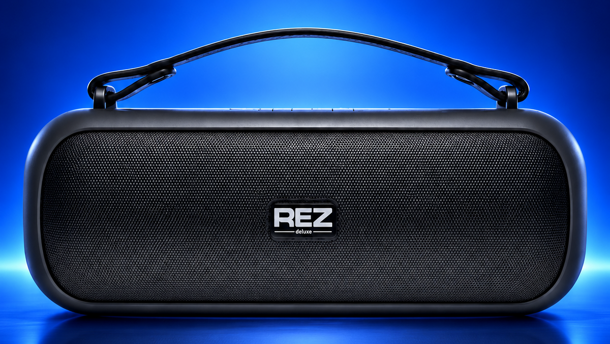 REZ Deluxe RSP-16 Bluetooth Lautsprecher 30W – RGB, TWS, IPX5, FM & 3000mAh